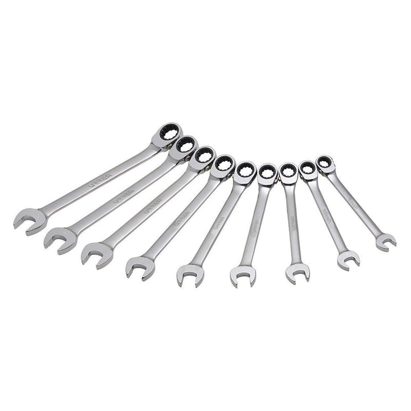 Juego de 9 llaves de matraca spline en pulgadas, JLMC9 Urrea