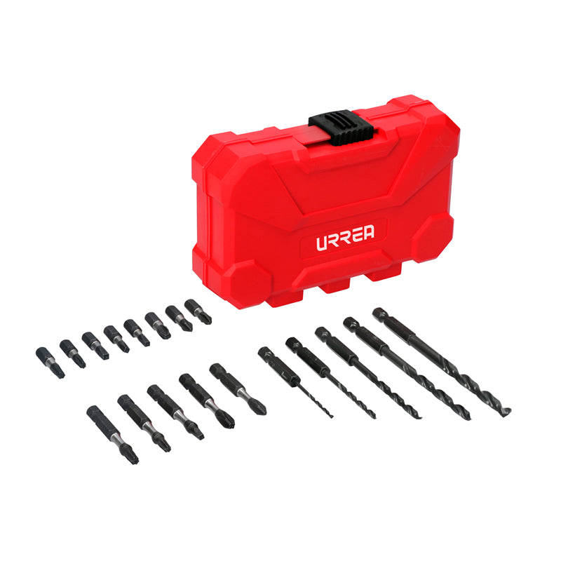 Juego 18 puntas y accesorios sistema amortiguador, JUP18 Urrea