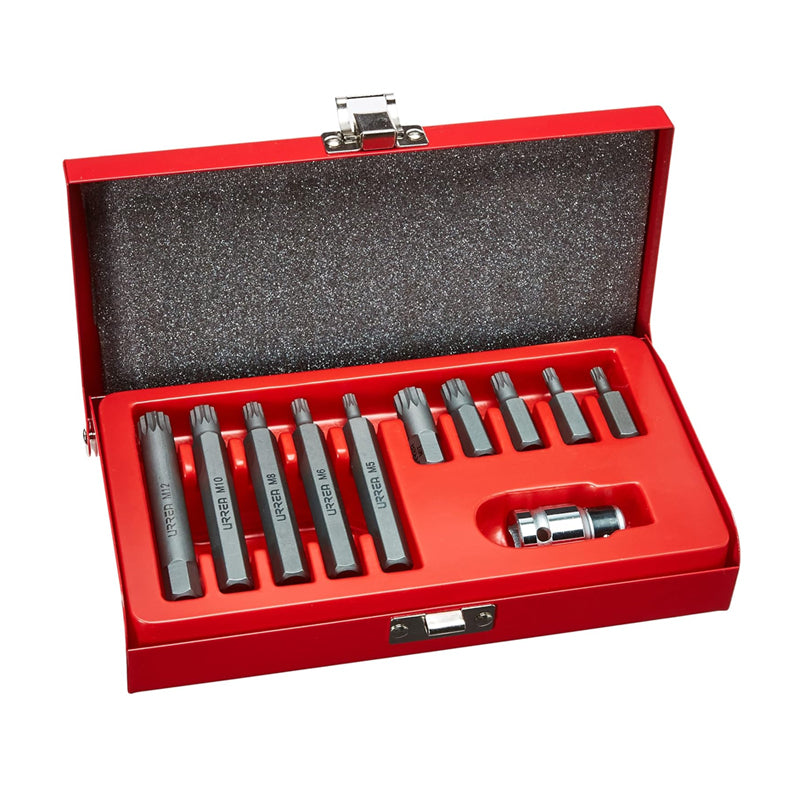 Juego de 11 puntas bristol de 3/8" con adaptador, J6011 Urrea