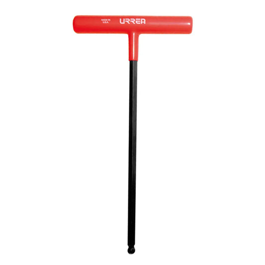 Llave hexagonal larga tipo "T" punta de bola de 1/4", 46416LBGP Urrea