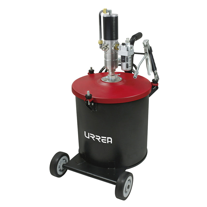 Inyector de grasa neumática con capacidad de 30 kg, 23629 Urrea