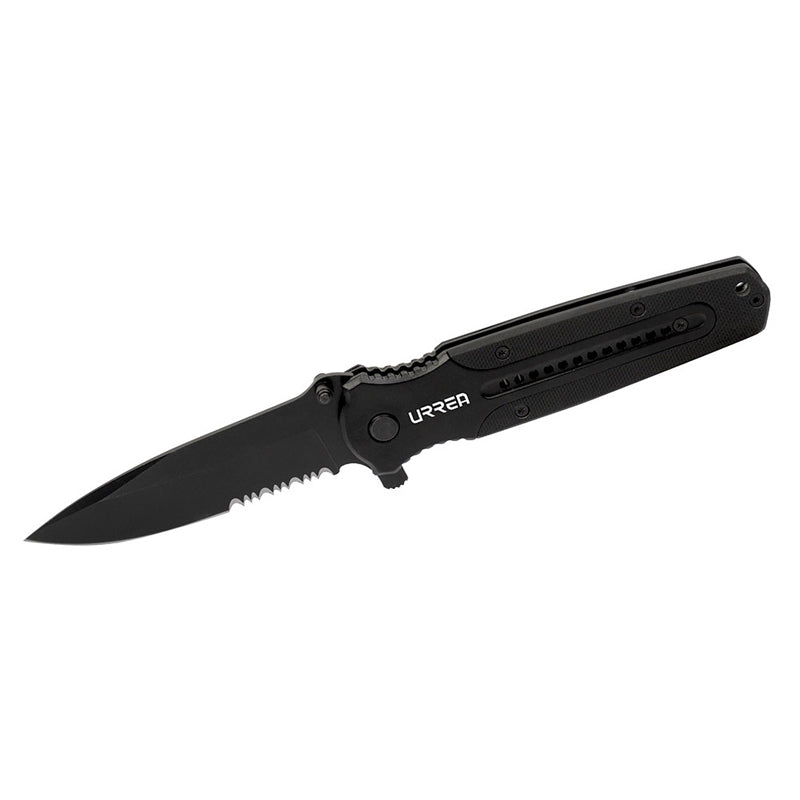 Navaja abatible de acero inoxidable hoja aserrada, 686 Urrea