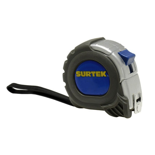 Flexómetro con carcasa anti-impacto silver 5 m x 1", B122086 Surtek
