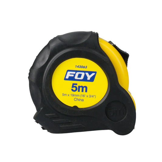 142063 flexometro anti-impacto 5 mt x 3/4" foy