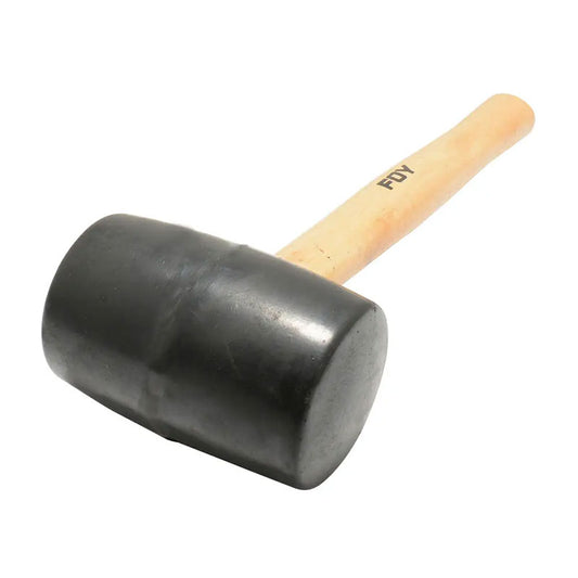 Mazo con cabeza de hule negro de 13", 24 oz, 141881 Foy