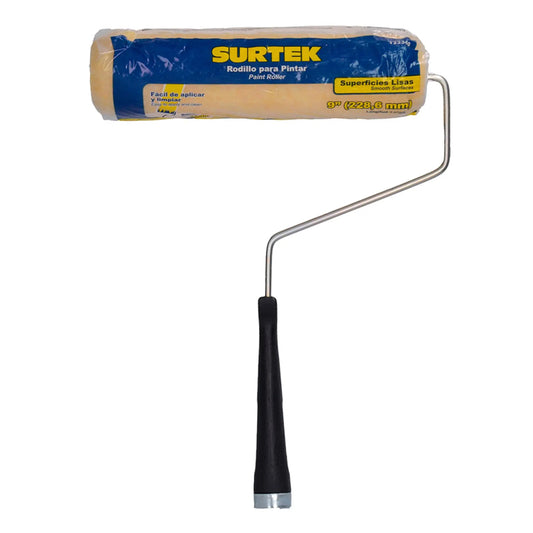 123340 rodillo pintar 9" x 3/8" super lisa surtek