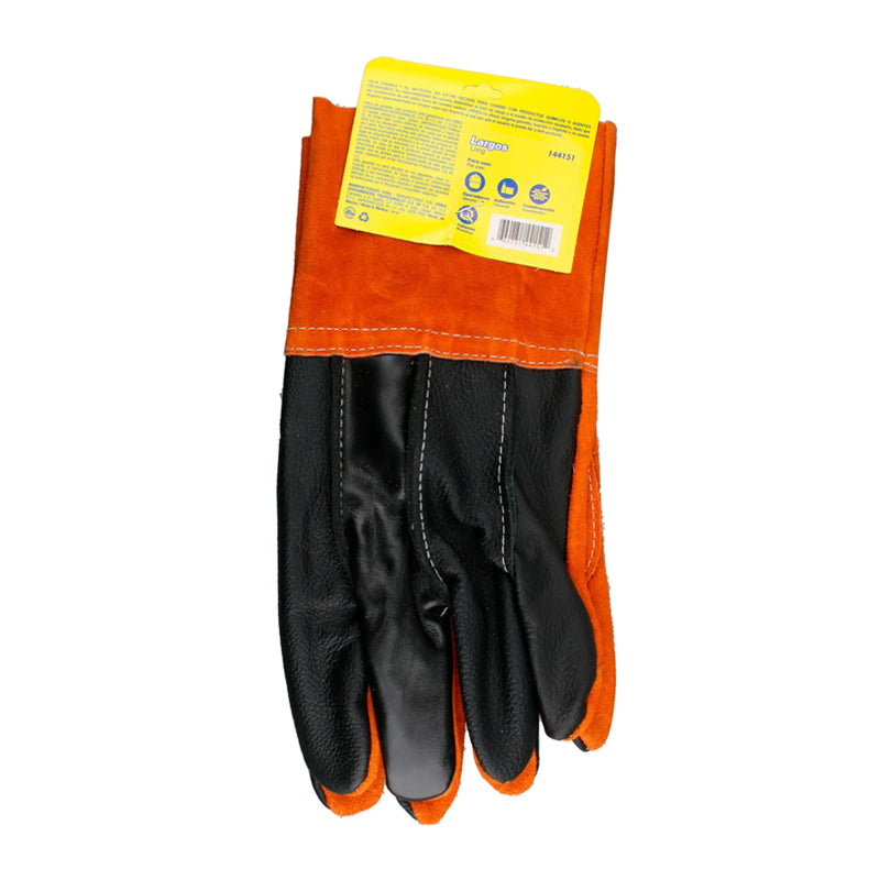 144151 guantes largos de carnaza foy