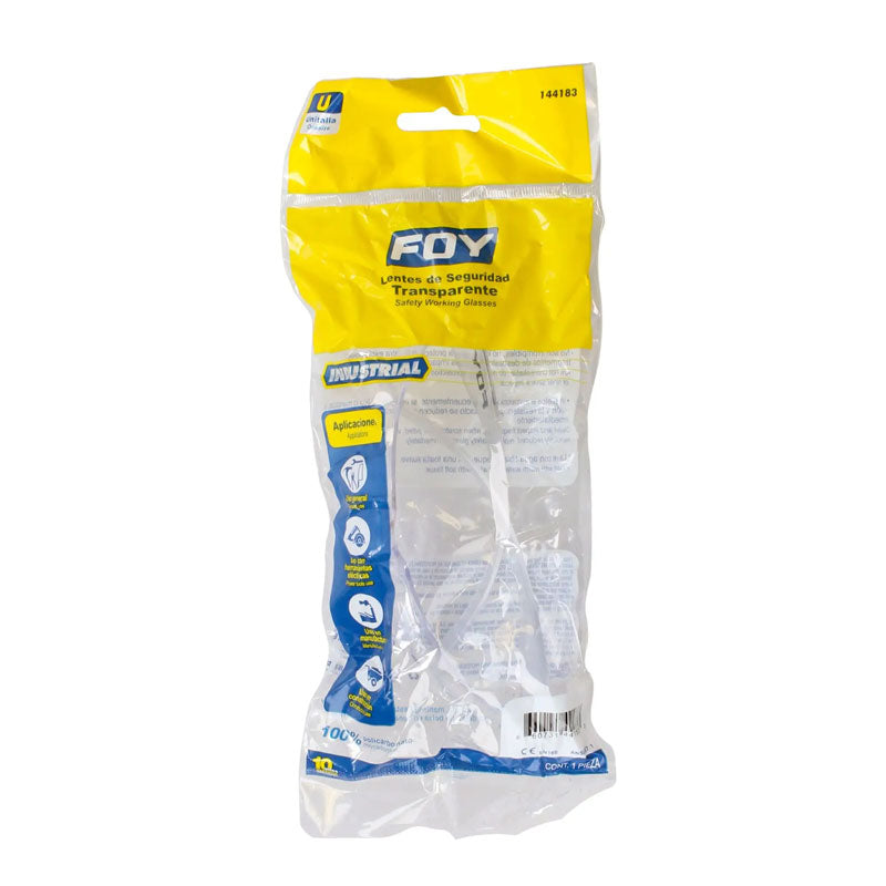 Lentes de seguridad transparentes, 144183 Foy