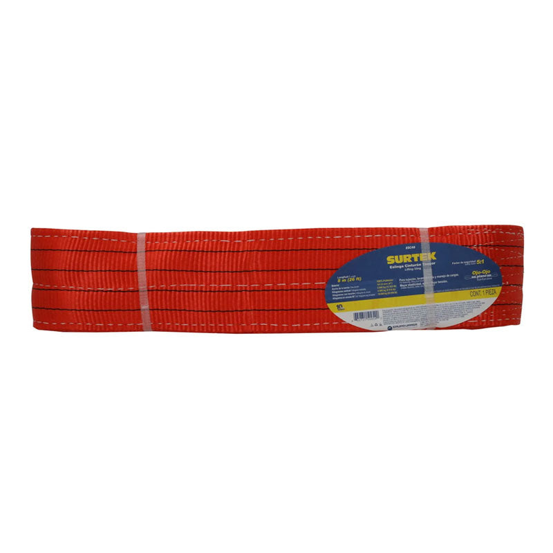 Esc48 eslinga ojo-ojo 4" x 8 mt 4 tn surtek