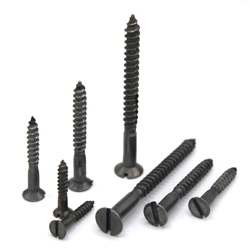 Tornillo Cuerda Rolada Para Madera Cabeza Plana De 8 X 50 Mm