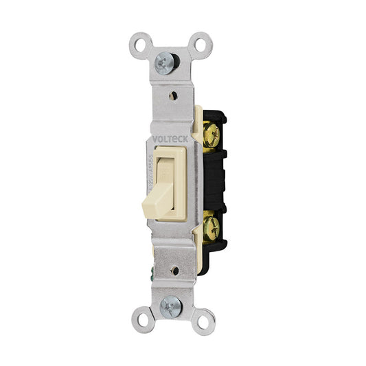 Interruptor vertical de palanca, línea Standard, color marfil, 46000 Volteck APSE S
