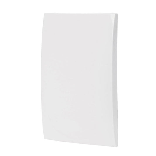 Placa de ABS ciega, línea Oslo, color blanco, 48306 Volteck PPCI OB