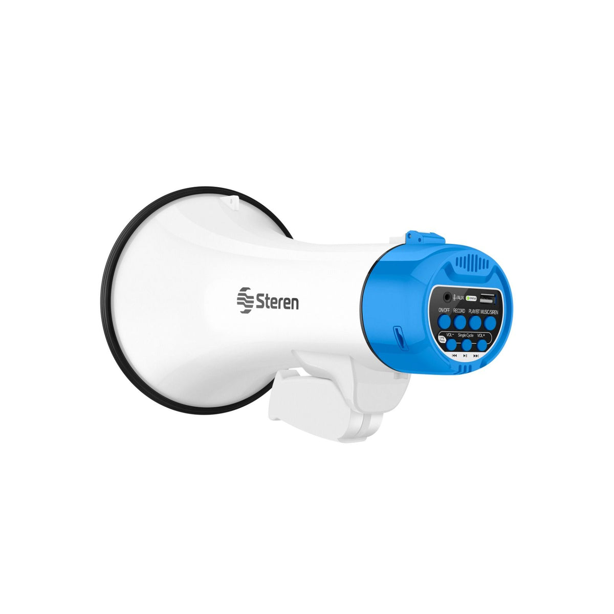 Megáfono de 25W con grabador bluetooth MP3, STEREN, MG-275