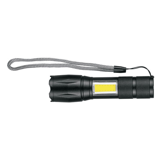 Linterna de 1 LED 270 lm con luz de emergencia, recargable, 100371 Truper LINAR 260