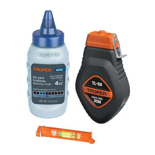 Tiralineas con gis de repuesto, 18574, Truper