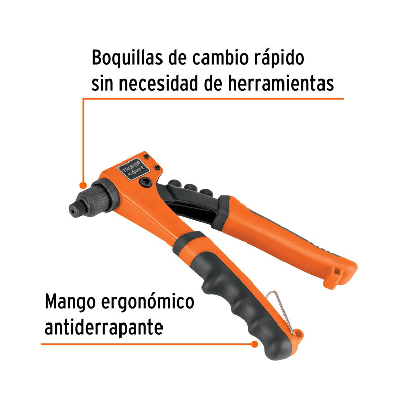 Remachadora profesional de 8", 100333 Truper Expert REX 8