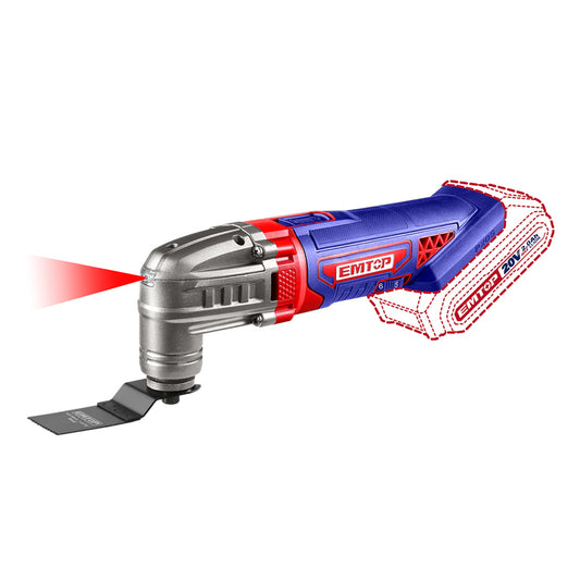 Multiherramienta inalámbrica de 20 V, sin batería, ELMF2022 Emtop