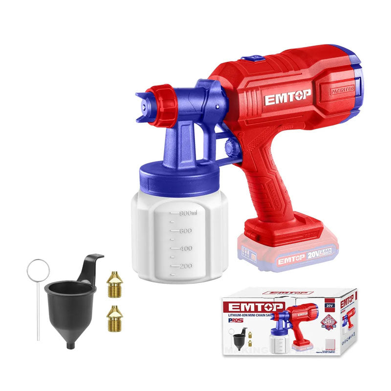 Pistola p/pintar inal.20v ELSG2003 Emtop