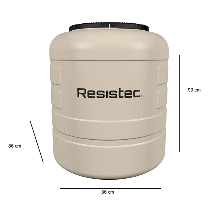 Tinaco resistec de 450 lts, color beige, 500497 Rotoplas