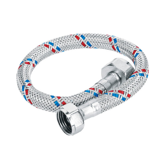 Manguera para WC de 1/2" x 7/8" x 35 cm de aluminio, 26022 Foset FWC 35P