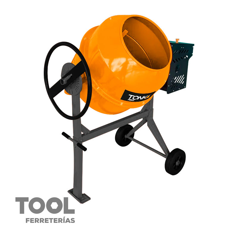 Revolvedora a gasolina para concreto de 2800RPM, con tambor de 160L, TONKA, TKA-RCG160-3HP