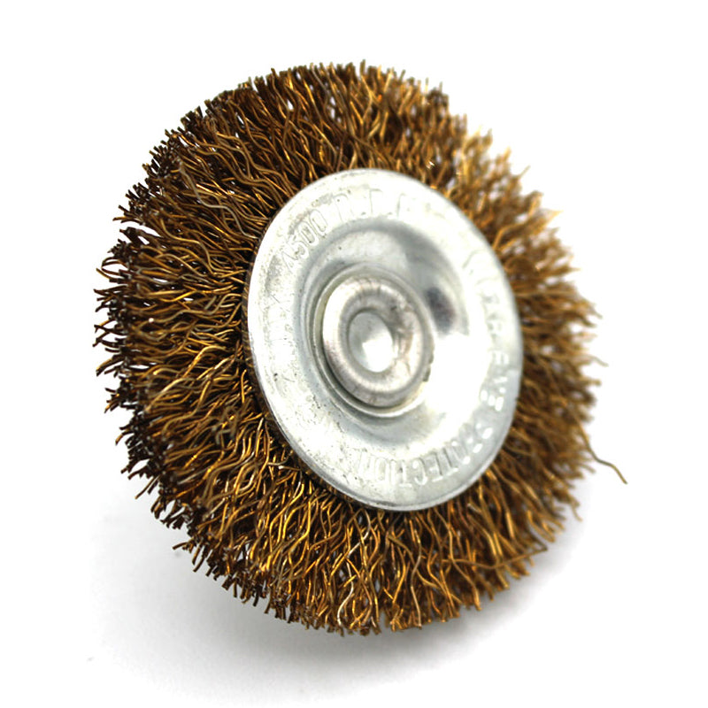 Carda latón plana 2" vastago 1/4", 0.30 mm, CN