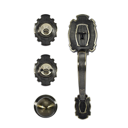 Gatillo Yale Rivera Llave/Llave Latón Antiguo Mx87561