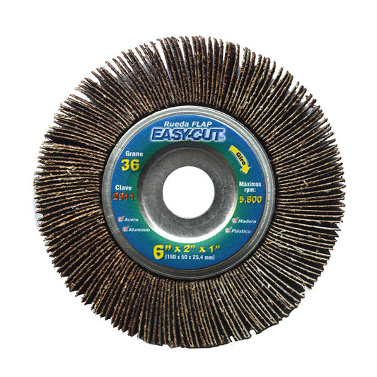 2911 Rueda Flap 6" X 2" X 1" G36 Austromex