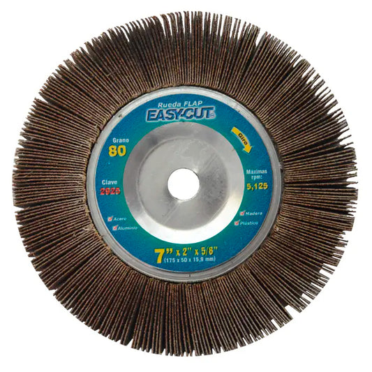 2925 Rueda Flap 7" X 2" X 5/8" G80 Austromex