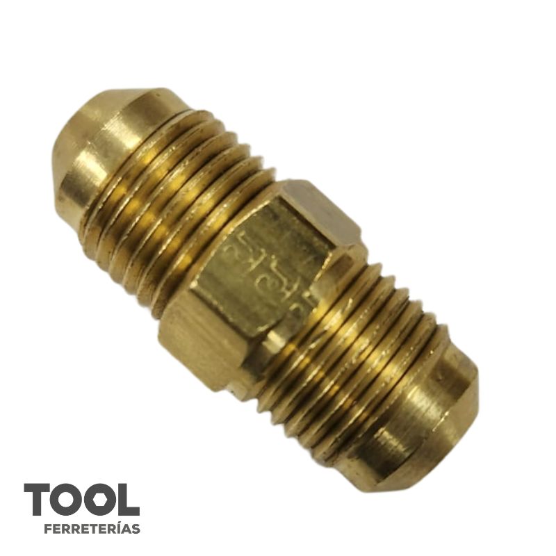 Niple Unión Bronce 3/8" Fler X 3/8" Fler, S/M, 42F-06