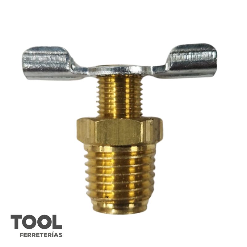 Grifo Bronce Para Radiador 1/4" Npt, S/C, S/M