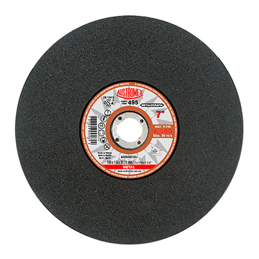 495 Disco Metal Plano 7 X 1/16 X 1.1/4" Austromex