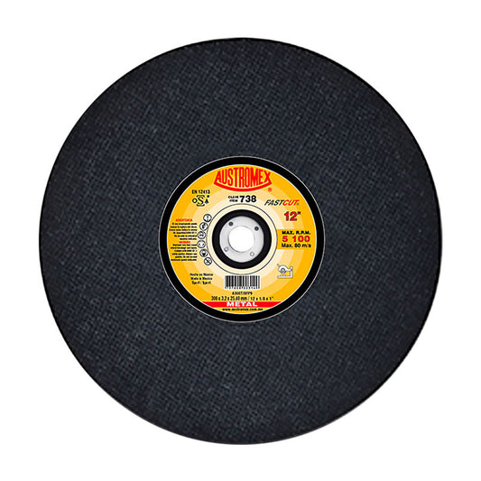 738 Disco Metal Plano 12" X 1/8" X 1" Austromex