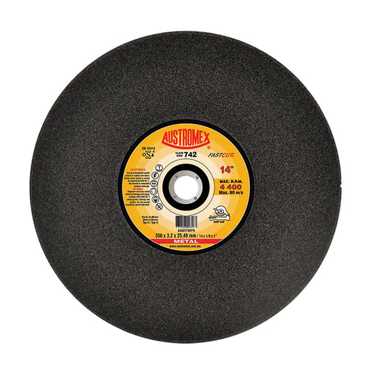 742 Disco Metal Plano 14" X 1/8" X 1" Austromex