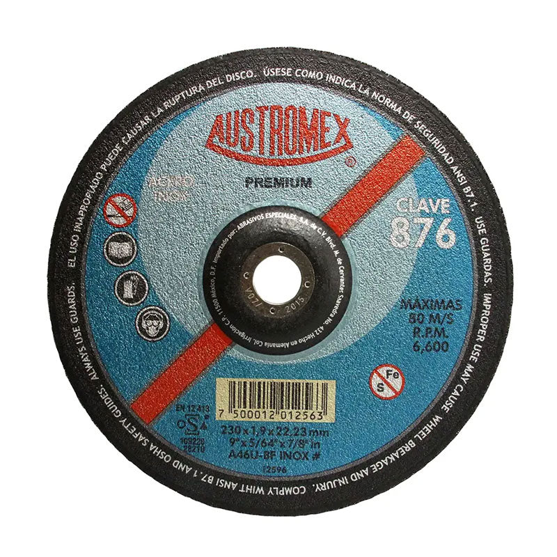 876 Disco Acero Inox. Cazuela 230 X 1.9 X 22.2 Mm