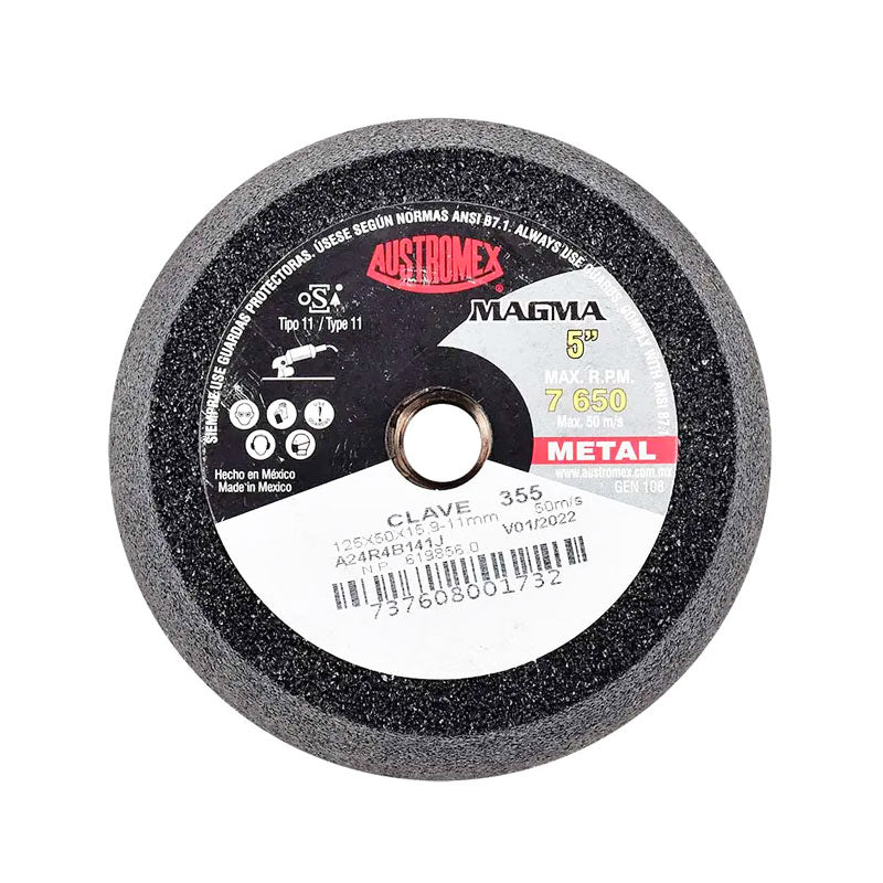 355 Piedra Copa P/Metal 5" X 2" X 5/8" Austromex