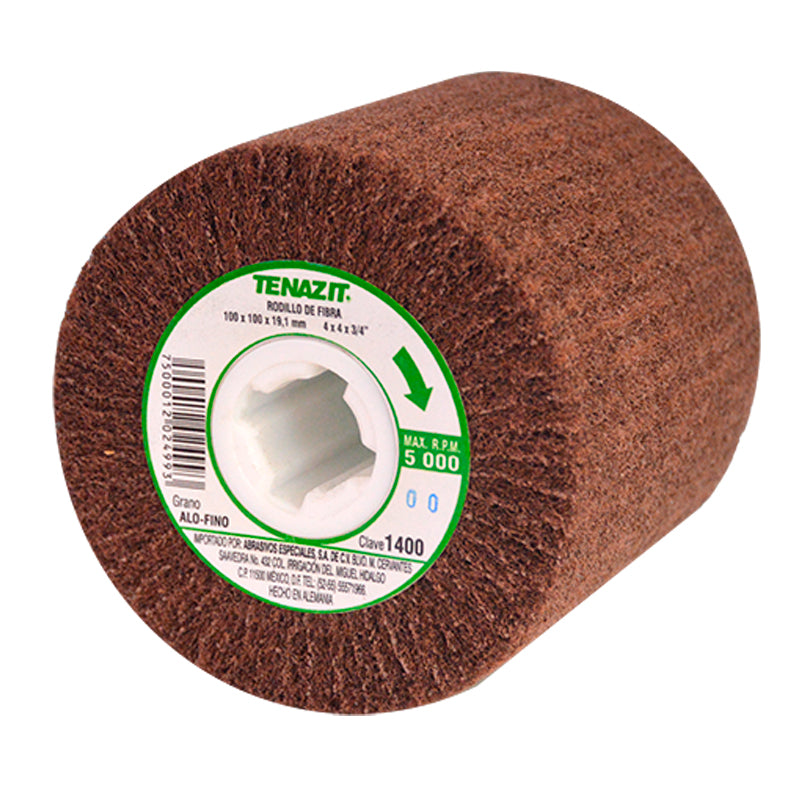 1400 Rodillo Fibra Aluminio Fina 4" X 3/4" Tenazit