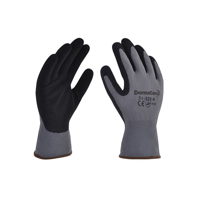 Guante nylon negro palma nitrilo talla 7, Espomega