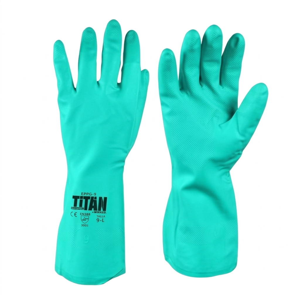 Guantes de nitrilo resistencia abrasión
