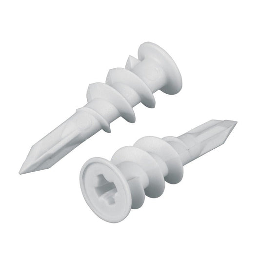 Bolsa Con 100 Taquetes De Plástico De 1/2" Para Panel De Yeso, 42008 Fiero Taq1/2Tp - Tool Ferreterías / Ferretodo - Herramientas y material de construcción.