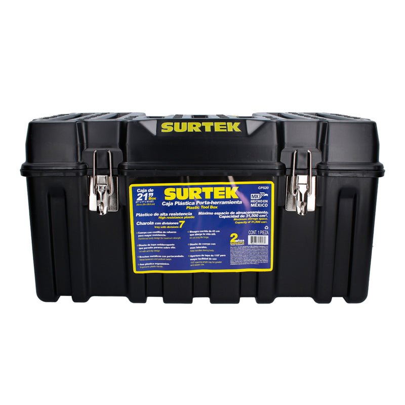 Caja Herramienta Plastica 21" C/Broche Cps20 - Tool Ferreterías / Ferretodo - Herramientas y material de construcción.