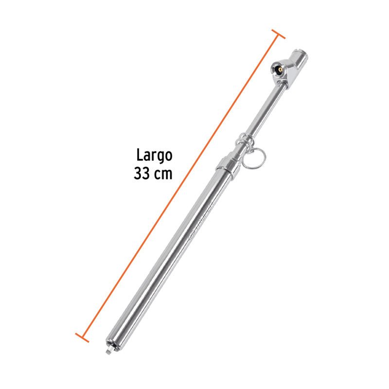 Calibrador De Presión 200 Psi Cabeza Doble, Uso Rudo, Truper - Tool Ferreterías / Ferretodo - Herramientas y material de construcción.