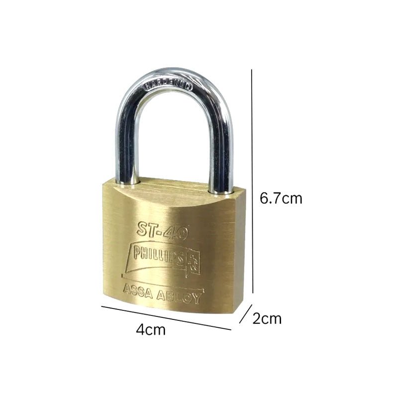 Candado Latón St 40 Phillips Mx1260 Caja - Tool Ferreterías / Ferretodo - Herramientas y material de construcción.