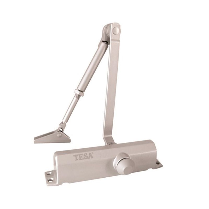 Cierrapuertas 2000 Plata Hold Open, Mx86806 Tesa - Tool Ferreterías / Ferretodo - Herramientas y material de construcción.