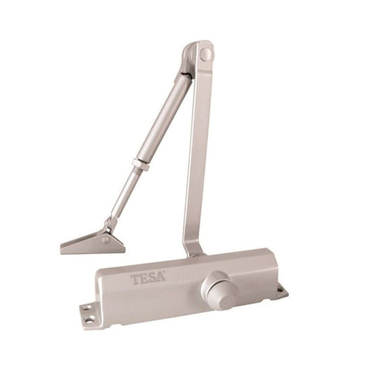 Cierrapuertas 2000 Plata Hold Open, Mx86806 Tesa - Tool Ferreterías / Ferretodo - Herramientas y material de construcción.