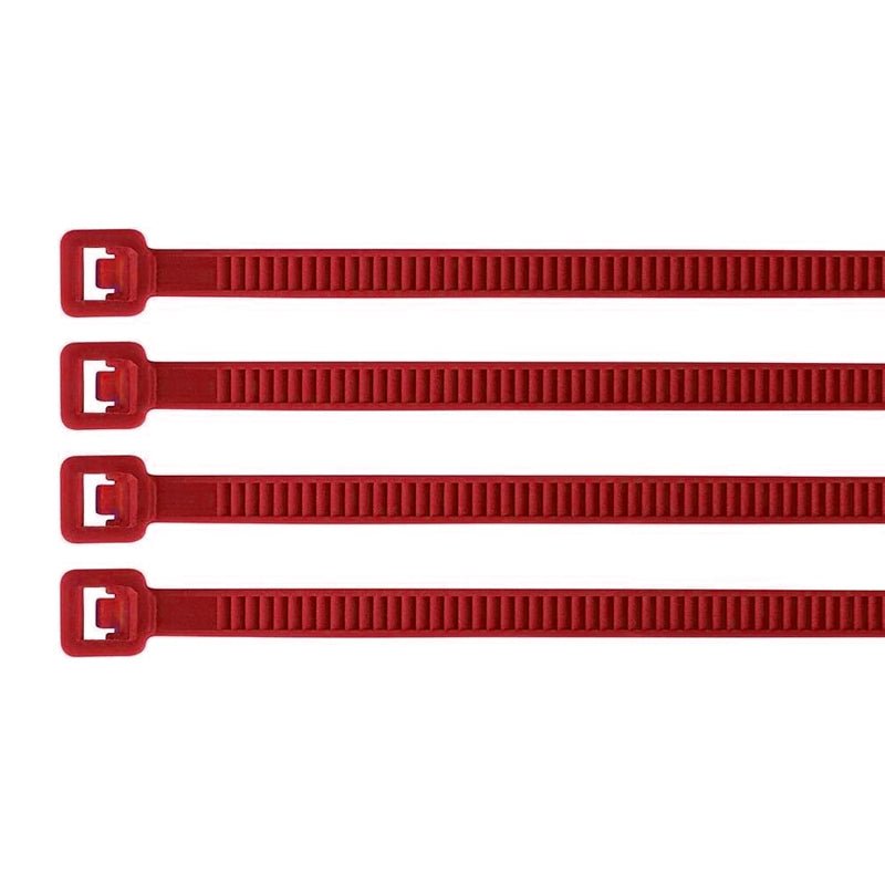 Cincho De Plástico Rojo 3.5 Mm X 15 Cm - Tool Ferreterías / Ferretodo - Herramientas y material de construcción.