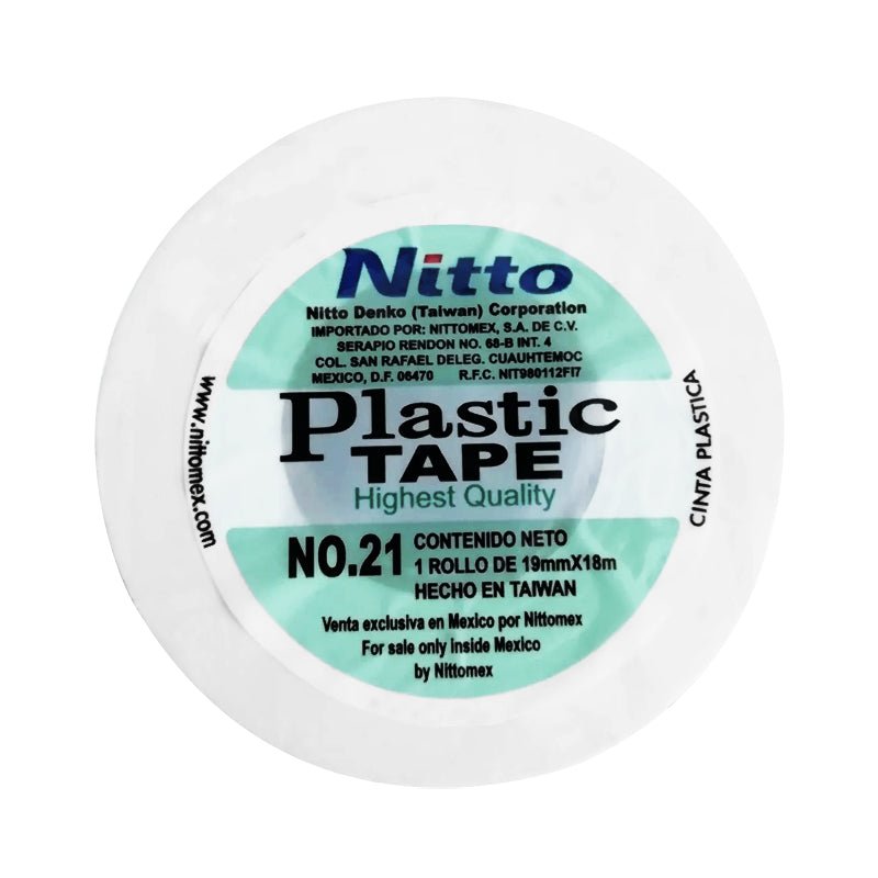 Cinta Para Aislar De Pvc No. 21 De 19 Mm X 18 Metros Color Blanco, Nitto - Tool Ferreterías / Ferretodo - Herramientas y material de construcción.