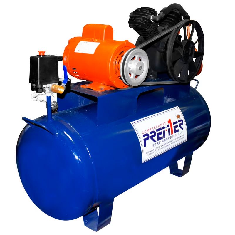 Compresor 3/4 Hp C/Tanque 60 Lt 100 Psi Premier - Tool Ferreterías / Ferretodo - Herramientas y material de construcción.