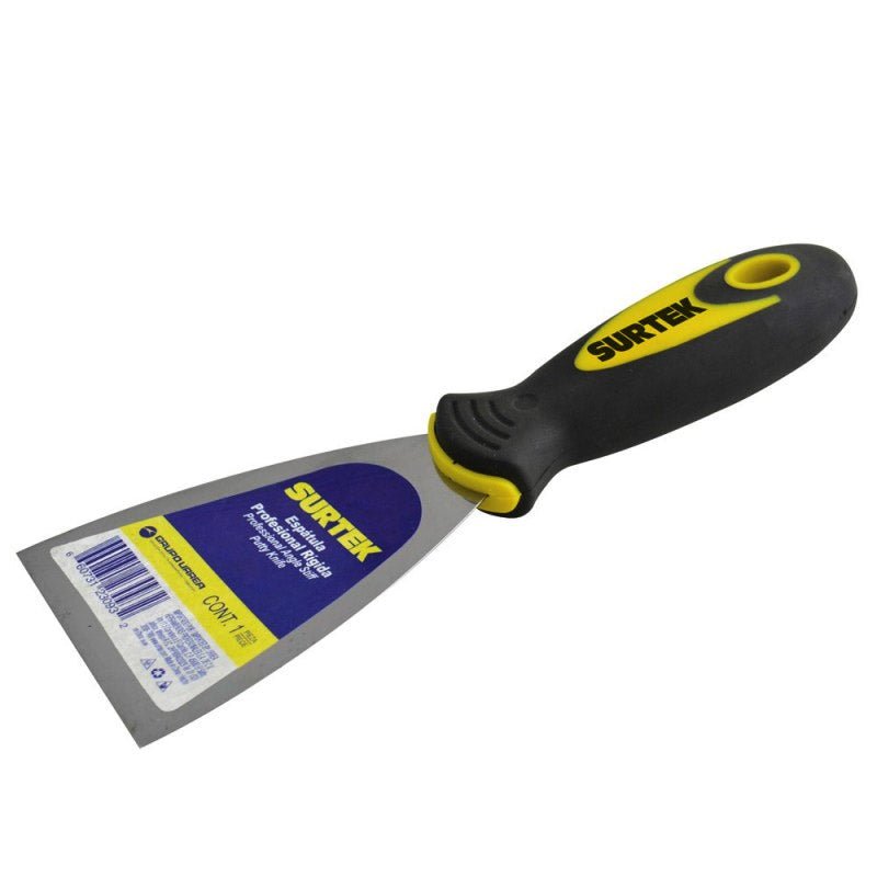 Espátula flexible con mango bimaterial de 4", 123034 Surtek - Tool Ferreterías / Ferretodo - Herramientas y material de construcción.