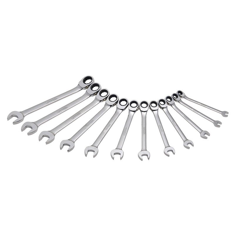 Juego de 12 llaves de matraca spline métricas, JLMC12M Urrea - Tool Ferreterías / Ferretodo - Herramientas y material de construcción.